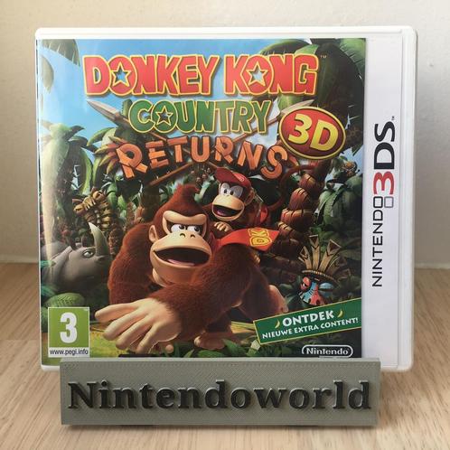 Donkey Kong Country Returns 3D (3DS), Games en Spelcomputers, Games | Nintendo 2DS en 3DS, Zo goed als nieuw, Ophalen of Verzenden