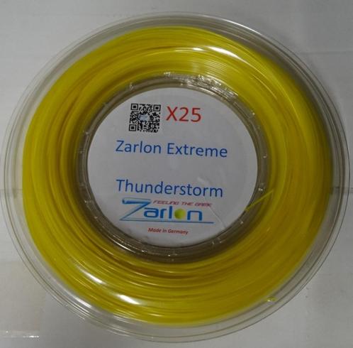 Tennis snaar: Zarlon Xtreme X8-Thunderstorm 1.25mm 200 meter, Sports & Fitness, Tennis, Neuf, Grip ou Cordage, Babolat, Enlèvement ou Envoi