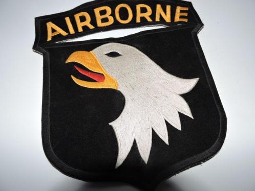 101TH AIRBORNE grand insigne US PARATROOPER, Collections, Objets militaires | Seconde Guerre mondiale, Autres, Enlèvement ou Envoi