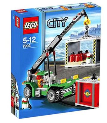 LEGO City Cargo 7992 Container Stacker MET DOOS