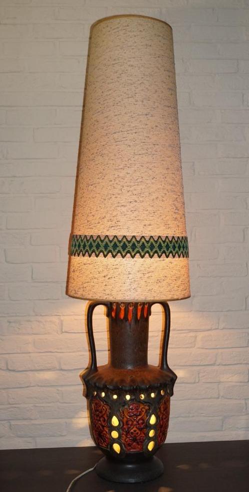 grande lampe vintage à lave grasse - 133 cm - Années 1970, Antiquités & Art, Curiosités & Brocante, Enlèvement ou Envoi
