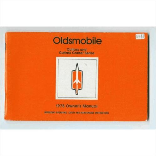 Oldsmobile Cutlass Cruiser Series Instructieboekje 1977 #1 E, Autos : Divers, Modes d'emploi & Notices d'utilisation, Enlèvement ou Envoi