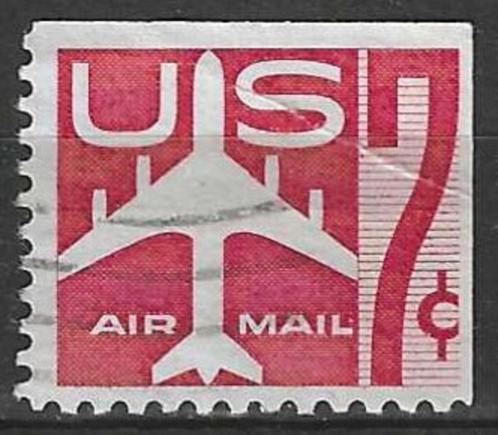 USA 1958/1960 - Yvert 51 PA RB - Getekend vliegtuig  (ST), Timbres & Monnaies, Timbres | Amérique, Affranchi, Envoi