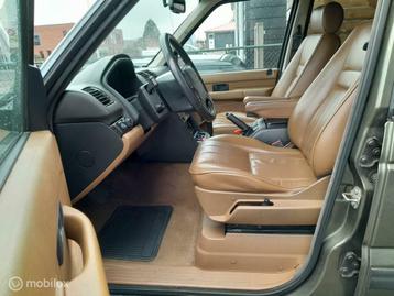 Stoelen bank Leer Land Range Rover P38 Bruine Leren Zetels