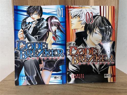 A1326. Code: Breaker deel 1 en 3, Livres, BD | Comics, Comme neuf, Japon (Manga), Enlèvement ou Envoi