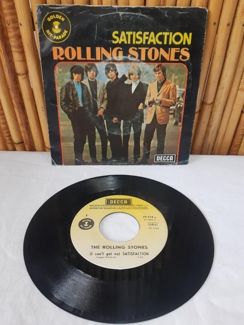 45-toeren / 7" The Rolling Stones "Satisfaction" Decca 1972,, Cd's en Dvd's, Vinyl | Rock, Gebruikt, Rock-'n-Roll, Overige formaten