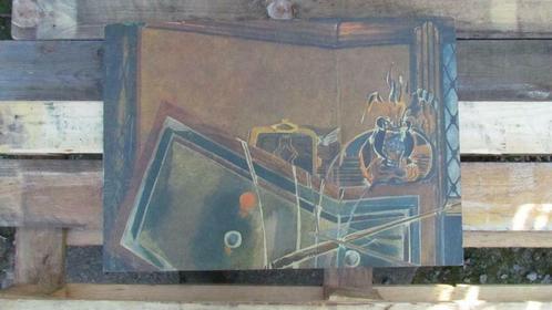 Reproduction sur bois "Le Billard" de Georges Braque, Antiquités & Art, Art | Peinture | Abstraite, Enlèvement ou Envoi