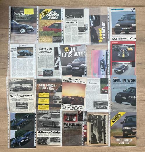 OPEL OMEGA LOTUS - ARTIKELS, Boeken, Auto's | Folders en Tijdschriften, Opel, Ophalen of Verzenden