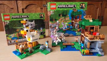 LEGO Minecraft SETS (Nr. 21146 + Nr. 21140)