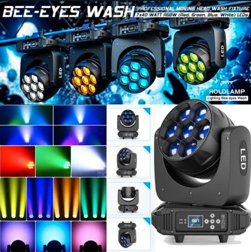 Bee yes wash movinghead met zoom, Musique & Instruments, Lumières & Lasers, Neuf, Enlèvement ou Envoi