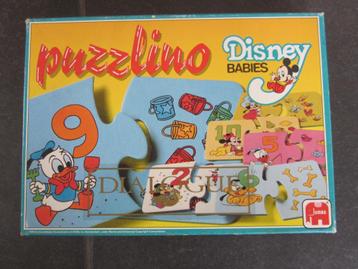 puzzel van Mickey Babies Disney om te tellen van 1 tem 10