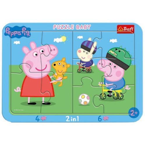 Peppa Pig Raampuzzel - 10 Stukjes, Kinderen en Baby's, Speelgoed | Kinderpuzzels, Nieuw, 2 tot 4 jaar, 10 tot 50 stukjes, Ophalen of Verzenden