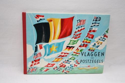 Boek : Vlaggen en Postzegels Gebr. VEEN Frères Berchem, Livres, Livres d'images & Albums d'images, Utilisé, Livre d'images, Enlèvement ou Envoi