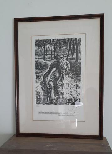 Litho “De Loteling” – Frank-Ivo van Damme