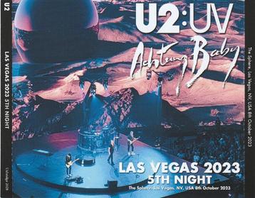 2 CD's + DVD  U2 - Las Vegas 2023 - 5th Night