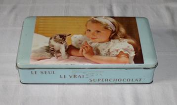 Blikken doos Superchocolade Jacques