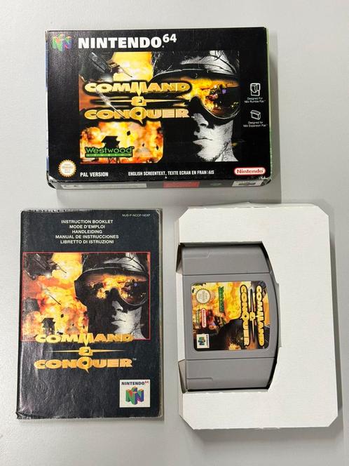 Livret boîte complète Command & Conquer N64 Nintendo-64 PAL, Consoles de jeu & Jeux vidéo, Jeux | Nintendo 64, Comme neuf, Aventure et Action