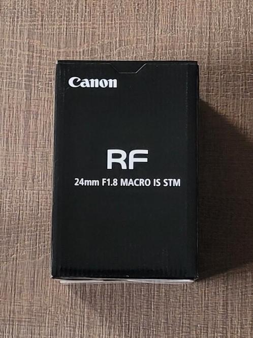 Nouvel objectif Canon RF 24 mm f/1.8 Macro IS STM avec garan, TV, Hi-fi & Vidéo, Photo | Lentilles & Objectifs, Enlèvement ou Envoi