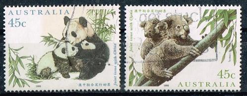 Postzegels uit Australie - K 3807 - Panda en Koala, Postzegels en Munten, Postzegels | Oceanië, Gestempeld, Ophalen of Verzenden