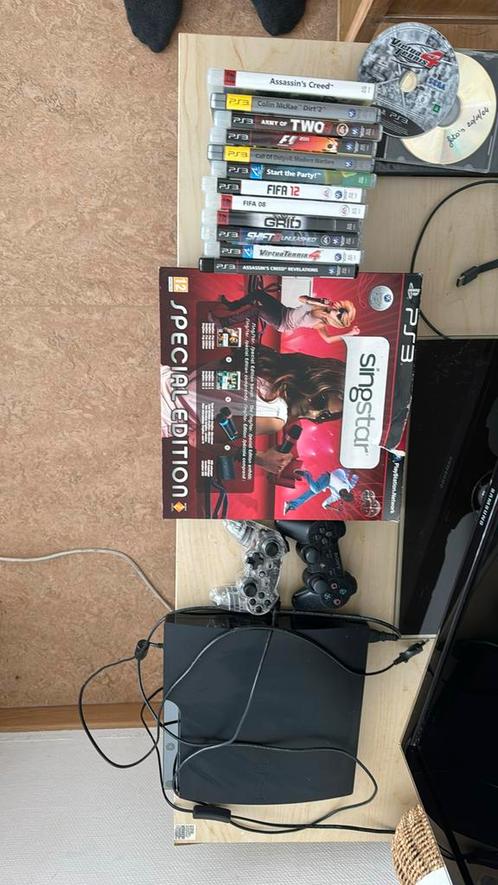 PlayStation 3 met spellen, Games en Spelcomputers, Games | Sony PlayStation 3, Zo goed als nieuw, 2 spelers, Ophalen of Verzenden