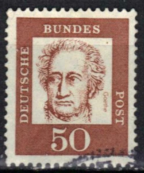 Duitsland Bundespost 1961-1964 - Yvert 229 - Beroemde D (ST), Timbres & Monnaies, Timbres | Europe | Allemagne, Affranchi, Envoi