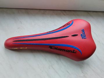 Selle de vélo en cuir NOS Diamond sella italia