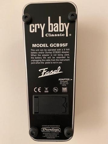 Dunlop GCB95F Cry Baby Classic wah-wah pedaal.