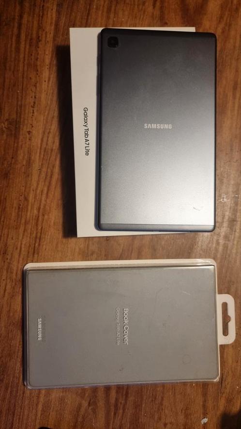 Samsung Galaxy Tab A7 Lite - Book Cover inclus, Informatique & Logiciels, Android Tablettes, Comme neuf, Wi-Fi, 8 pouces, 32 GB