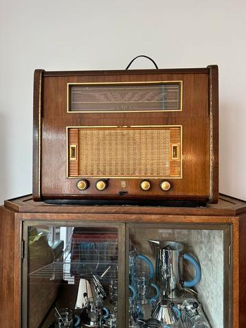 Antieke pickup radio philips
