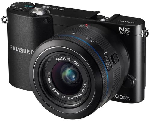 Samsung NX1000 + f 3,5-5,6  20-50mm II ED  i-fonction Noir, TV, Hi-fi & Vidéo, Appareils photo numériques, Neuf, Compact, Samsung