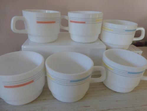 6 belles tasses en arcopal allant micro onde,lave vaisselle, Maison & Meubles, Cuisine | Vaisselle, Neuf, Tasse(s) et/ou soucoupe(s)