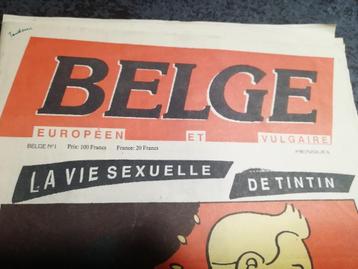 journal - BD Belge Européen et vulgaire - Tintin