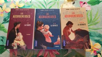 Romans d'Anne-Marie Sicotte "Les Accoucheuses" (3 tomes)