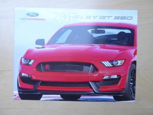 Extra grote folder FORD SHELBY GT350, Engels, 201??, Livres, Autos | Brochures & Magazines, Ford, Envoi