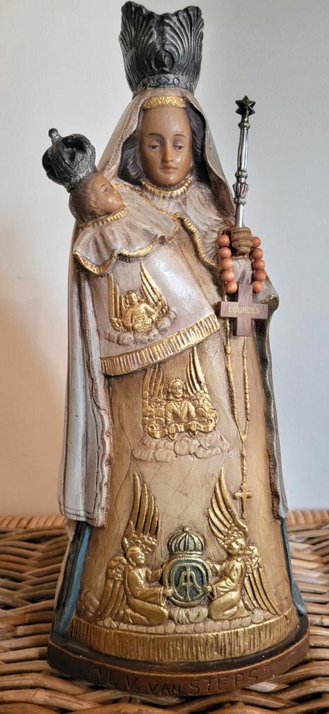 Ancienne statue d'OLV. Van Steps (Montenaken), Antiquités & Art, Antiquités | Objets religieux, Enlèvement ou Envoi