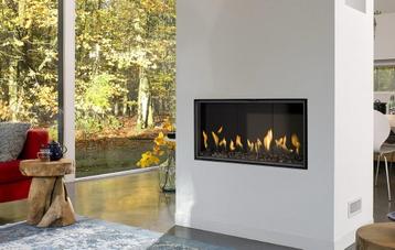 Magnifique foyer au gaz du modèle Bellfires Horizon Bell XS 