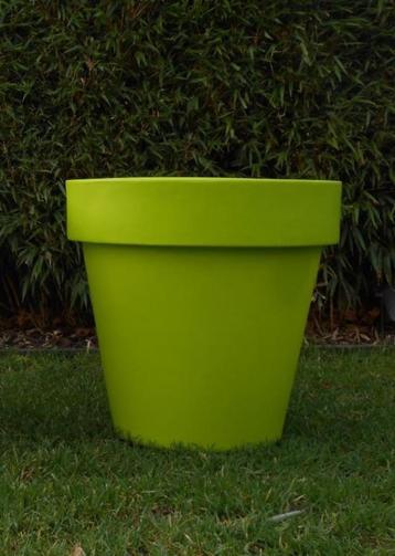 Pot de fleurs vert/boîte à fleurs en plastique/promotion