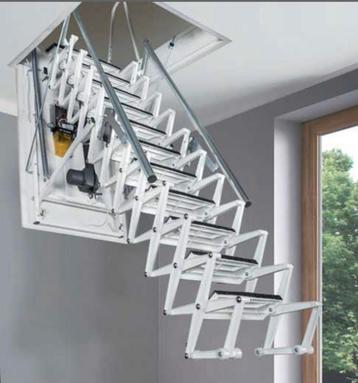 Kwalitatieve metalen uitschuifbare vlizotrappen