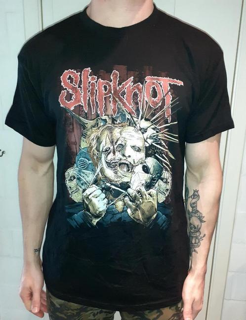Bandshirt zwart  Slipknot B&C M, Vêtements | Hommes, T-shirts, Neuf, Taille 48/50 (M), Noir, Envoi