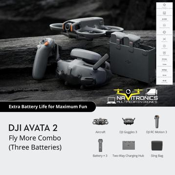 DJI AVATA 2 Fly More Combo (3 Battery's) + gratis extra's