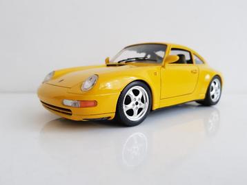 Bburago Porsche 911 Carrera (1993) -1/18 - Dans sa boîte d'o