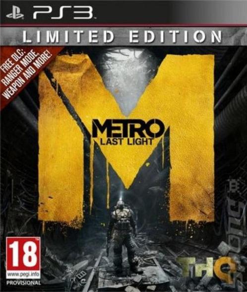 Metro Last Light Limited Edition (couverture française), Consoles de jeu & Jeux vidéo, Jeux | Sony PlayStation 3, Comme neuf, Shooter
