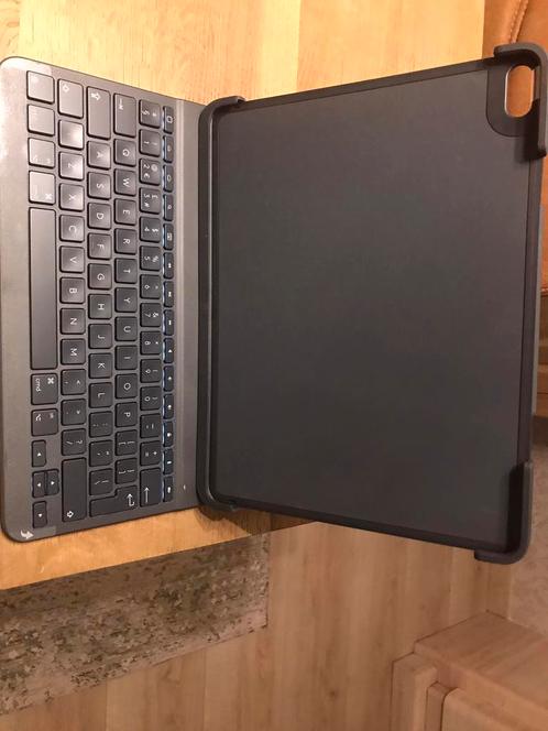 Logitech SLIM FOLIO PRO for iPad Pro 12.9-inch (3rd gen), Computers en Software, Tablet-hoezen, Zo goed als nieuw, Ophalen of Verzenden