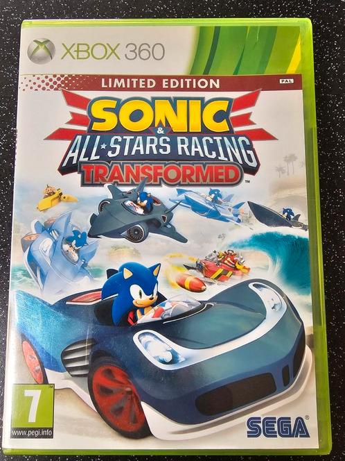 XBOX 360 Game - Sonic All Stars Racing - Transformed, Consoles de jeu & Jeux vidéo, Jeux | Xbox 360, Comme neuf, 3 joueurs ou plus