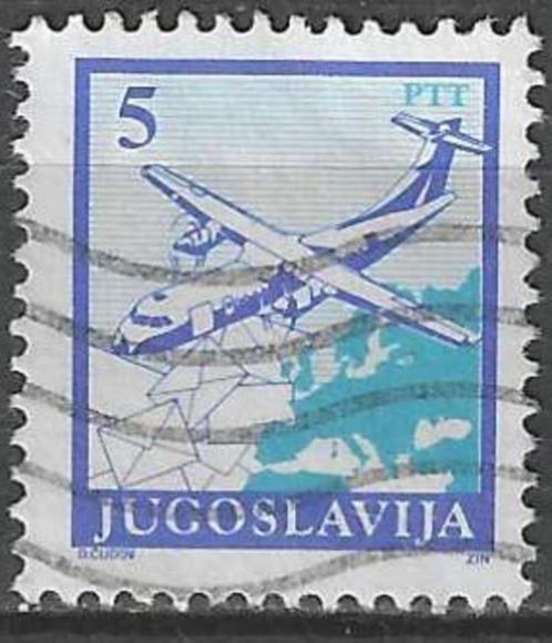 Joegoslavie 1990 - Yvert 2275 - Vervoer per vliegtuig (ST), Timbres & Monnaies, Timbres | Europe | Autre, Affranchi, Autres pays