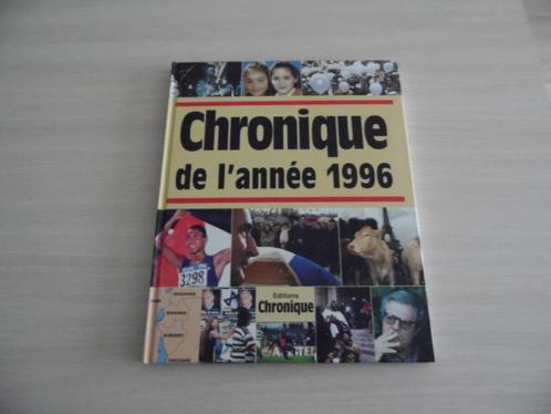 CHRONIQUE DE L'ANNÉE  1996, Livres, Encyclopédies, Comme neuf, Tome à part, Général, Enlèvement ou Envoi