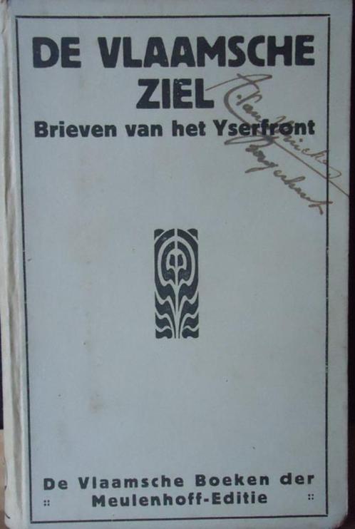 De Vaamsche ziel. Brieven van het Yserfront, Livres, Guerre & Militaire, Enlèvement ou Envoi