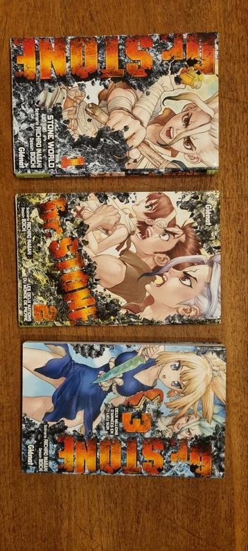 Mangas Dr Stone 3 tomes 