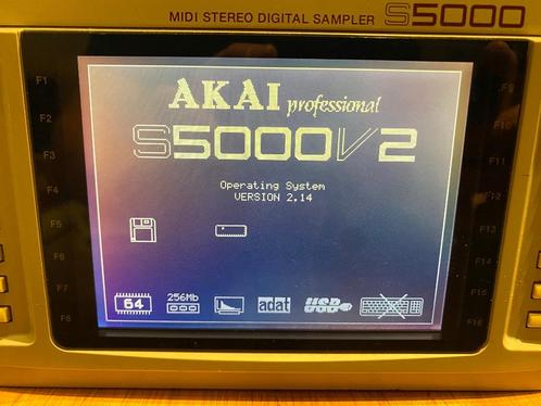 Sampler Akai S5000 256mb RAM EB20 USB ADAT SCSI2SD SD card, Muziek en Instrumenten, Samplers, Gebruikt, Ophalen of Verzenden