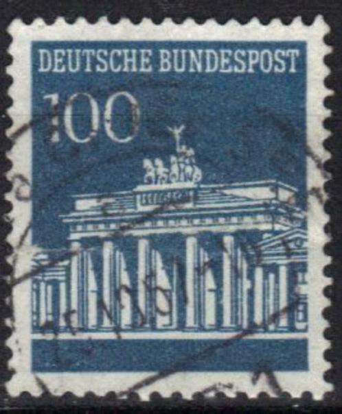 Duitsland Bundespost 1966-1967 - Yvert 371A - Brandenbu (ST), Timbres & Monnaies, Timbres | Europe | Allemagne, Affranchi, Envoi